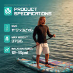 پدل برد بادی ای ساپ E-SUP مدل Circe