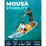پدل برد بادی موسی Mousa مدل Misty Waters