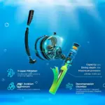 ست غواصی SMACO Dive مدل S300 Plus